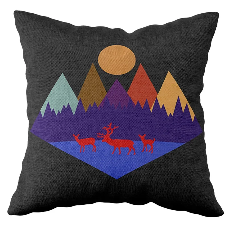 Простая Скандинавская осенне-зимняя художественная Подушка диван-стол Loc -Metrops