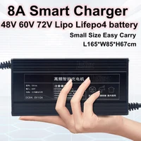 48v 60v 72v 8a carregador chargeur 58 8v 58 4v 71 4v 73v 84v 18650 lithium lifepo4 lipo battery charger 13s 14s 16s 17s 20s 24s