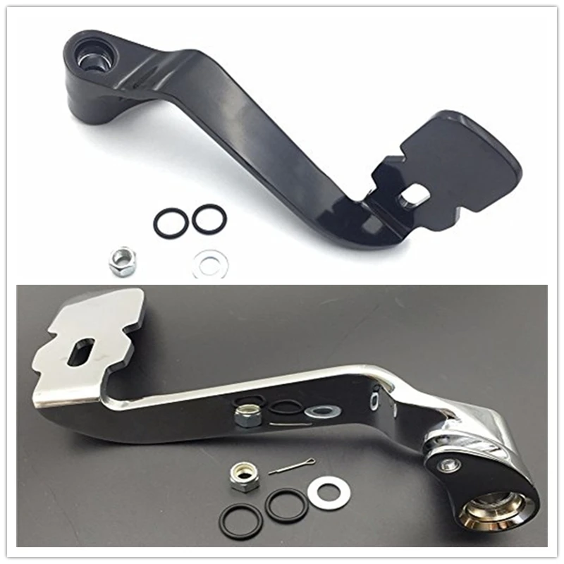 Aftermarket free shipping Brake Lever Pedal Regualr for harley davidson Road King Street Glide CVO Tri Glide Freewheeler BLACK