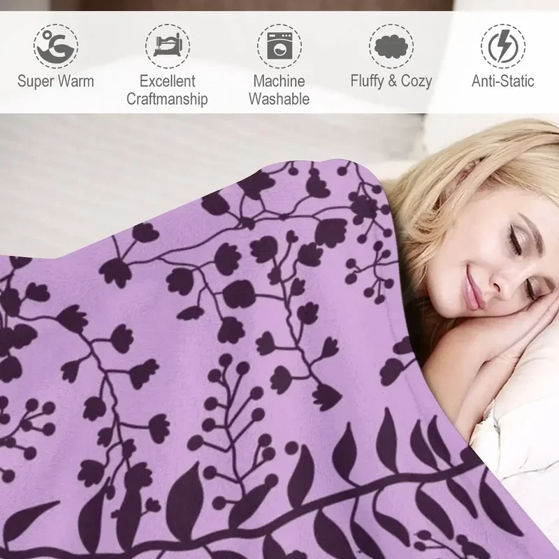 Брезентовое одеяло Bella Swan лаванда фрезия постельные покрывала