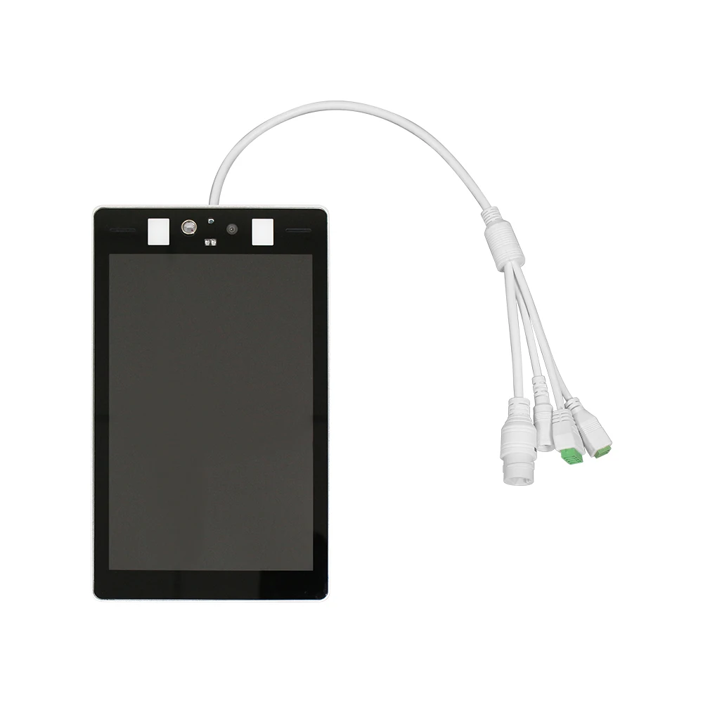 

Термальный сканер для контроля температуры тела планшета, устройство для распознавания лица, светодиодный экран для времени и посещаемост...