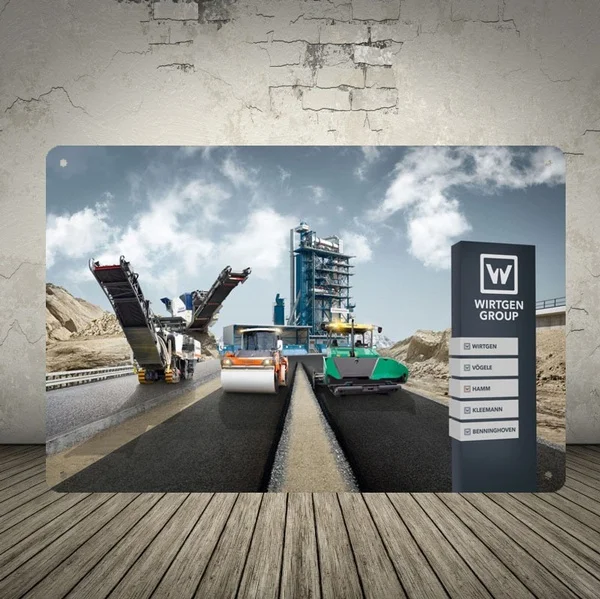 

Плакат Wirtgen Group, печать планшетов, плакат ретро, металлический знак, настенный плакат, украшение для стен, семейный бар