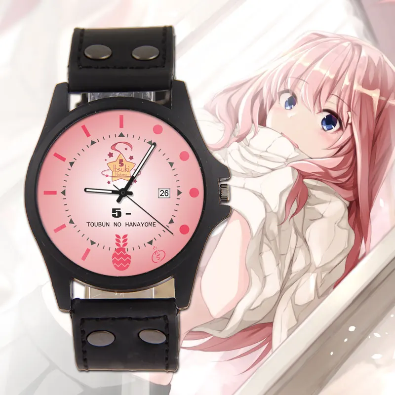 

Anime The Quintessential Quintuplets Nakano Ichika Mechanical Watches Cosplay Unisex Student Touch Screen Waterproof Watch