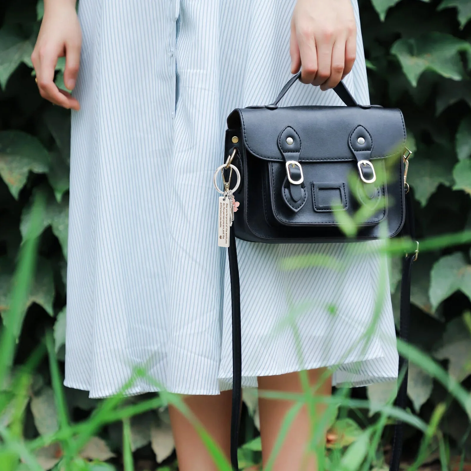 Hanging Keychain Stethoscope Keyring Gift Portable Graduation Car Charms Pendant