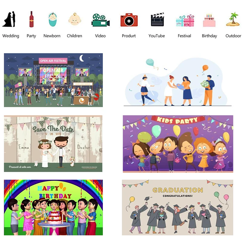 Фон для фотосъемки с изображением роз цветов стен свадьбы вечеринки в честь Дня