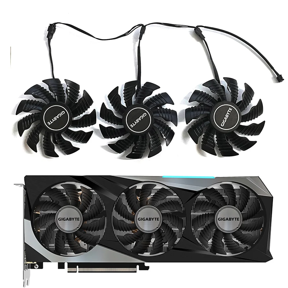 T128010SU 82 мм 4pin 0.5A RTX3070 кулер для графической карты Gigabyte RTX 3070