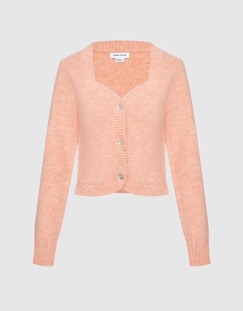 

Plain Button Up Cardigan
