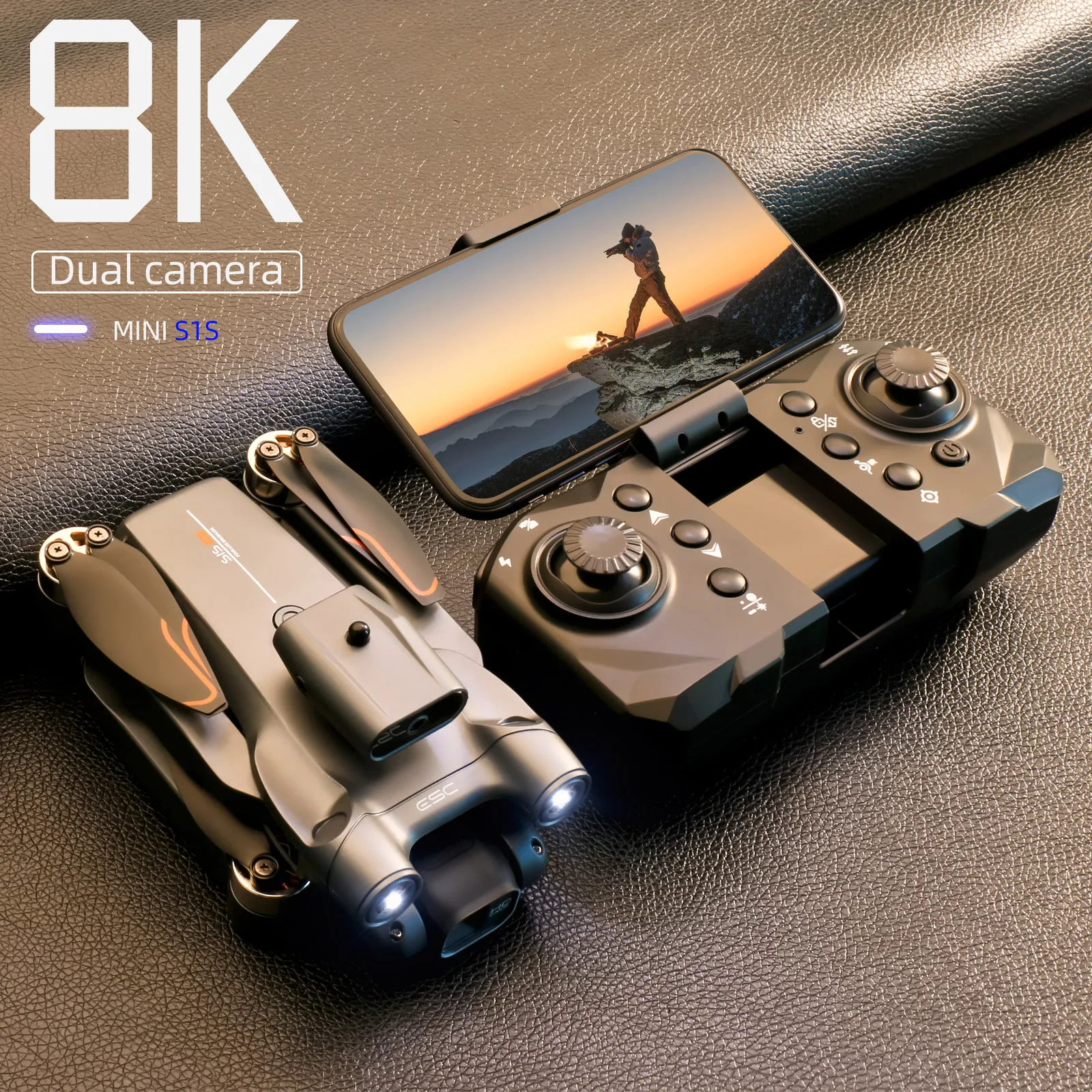 

Новый мини-Дрон S1S 4k 8K HD камера препятствия профессиональная аэрофотосъемка бесщеточный складной Квадрокоптер Дрон игрушки