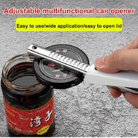 stainless steel adjustable can opener multifunctional can opener can opener knife bottle opener kitchen gadgets