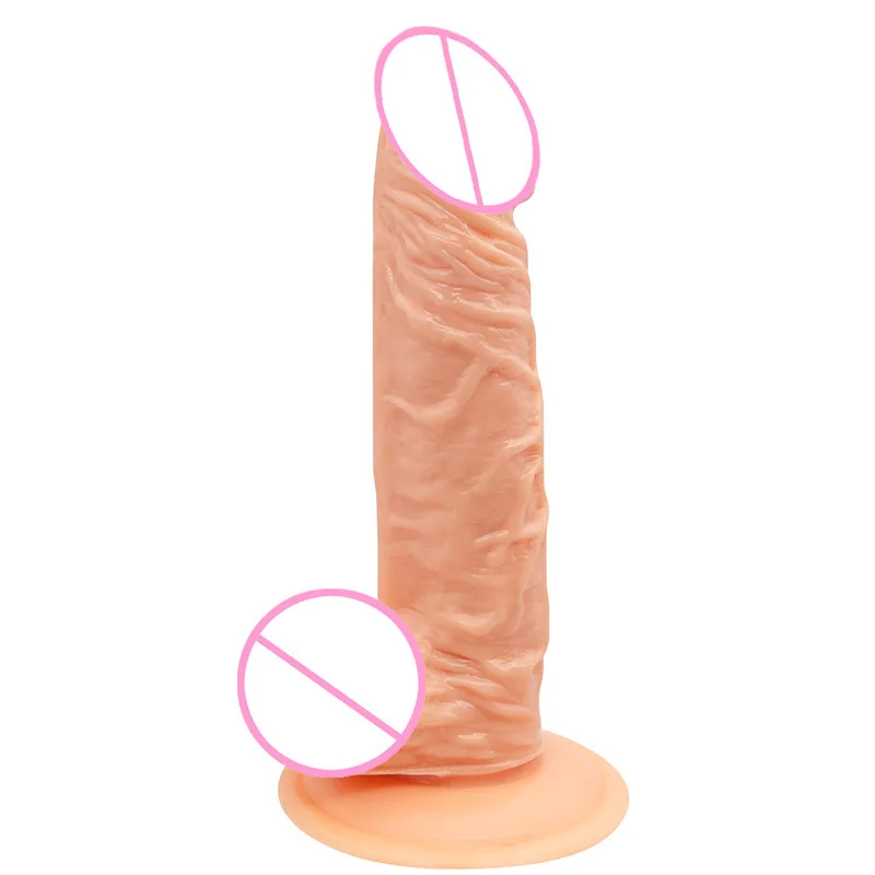 

Suction cup PVC penis female masturbation popcorn penis artificial chicken foreign trade adult sex products