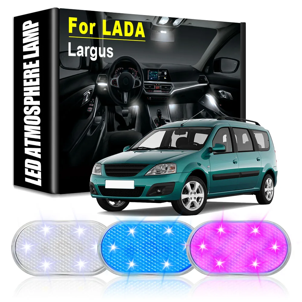 

Car LED Atmosphere Lights Car Rechargeable Touch led Lamps Automotive Goods Car Accessories Auto Tools Gadgets for LADA Largus