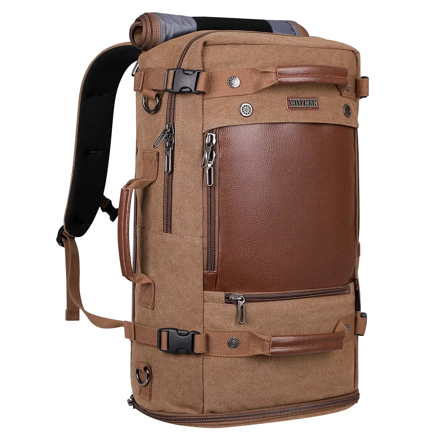 Travel Backpack for Men Canvas Rucksack Vintage Duffel Bag A2021 New