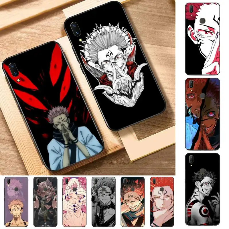 

Jujutsu Kaisen Anime Itadori Yuji Ryomen Sukuna Phone Case for Vivo Y91C Y11 17 19 17 67 81 Oppo A9 2020 Realme c3