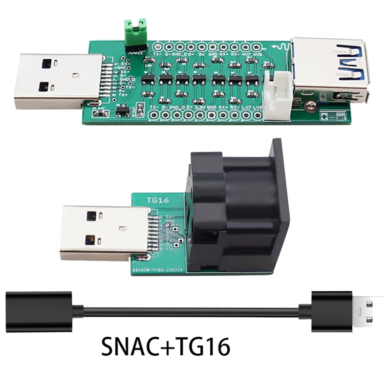 

Адаптер USB 3,0 SNAC + TG16 для игрового контроллера mr, Конвейерный комплект аксессуаров для De10nano mr FPGA IO Board