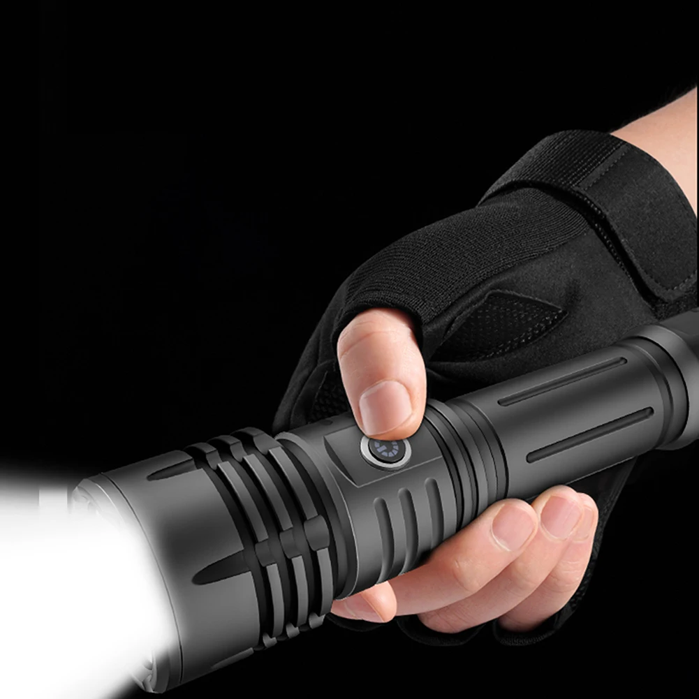 

Bright Flashlight 500LM Emergency LED Flashlight USB Rechargeable Night Scout Lights IPX4 Waterproof Outdoor Torch
