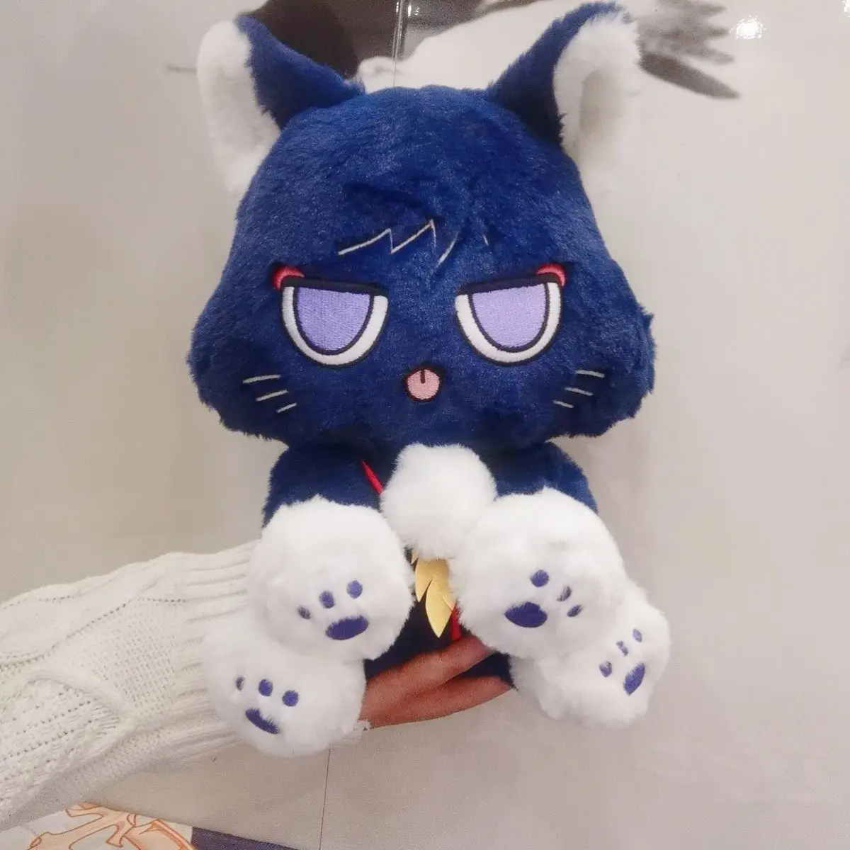 

25cm Anime Genshin Impact Plush Toys Wanderer Balladeer Cute Cat Plush Soft Stuffed Dolls Pillow Cosplay Kids Birthday Xmas Toys