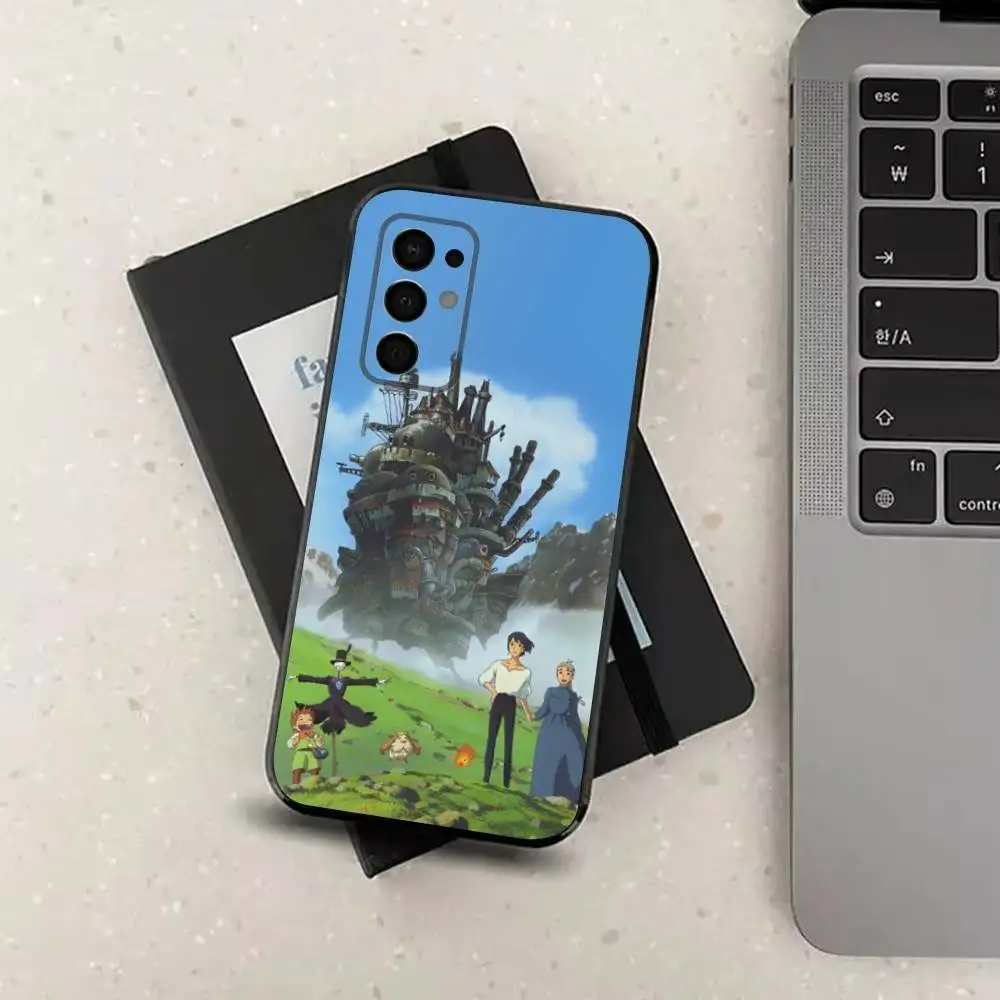 Фото Чехол для телефона H-Howles M-Moving C-Castles для Samsung Galaxy A73,91,80,72,51,53,52,71,22,5G, Note, J7,8,9 Мягкий черный чехол №5