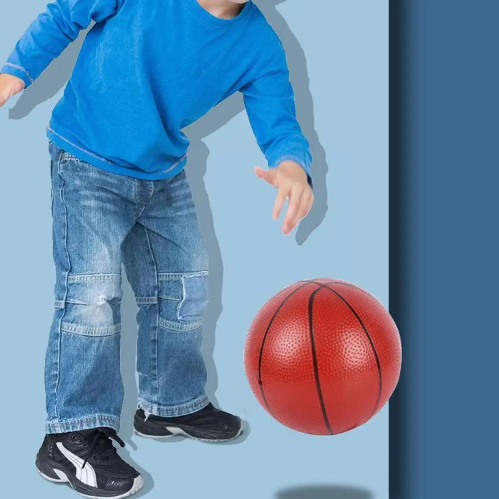 

12cm Children Inflatable Basketball Toy Mini Patting Kids Ball Sports Balls Color Garden Parent-child Games Random PVC Outd B6G8