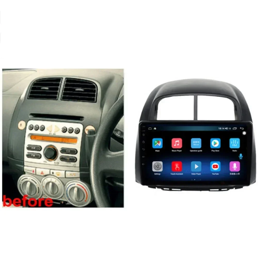 2 Din Android 13 Автомобильный стерео радио DVD GPS Мультимедийный видеоплеер 5G WiFi для Toyota