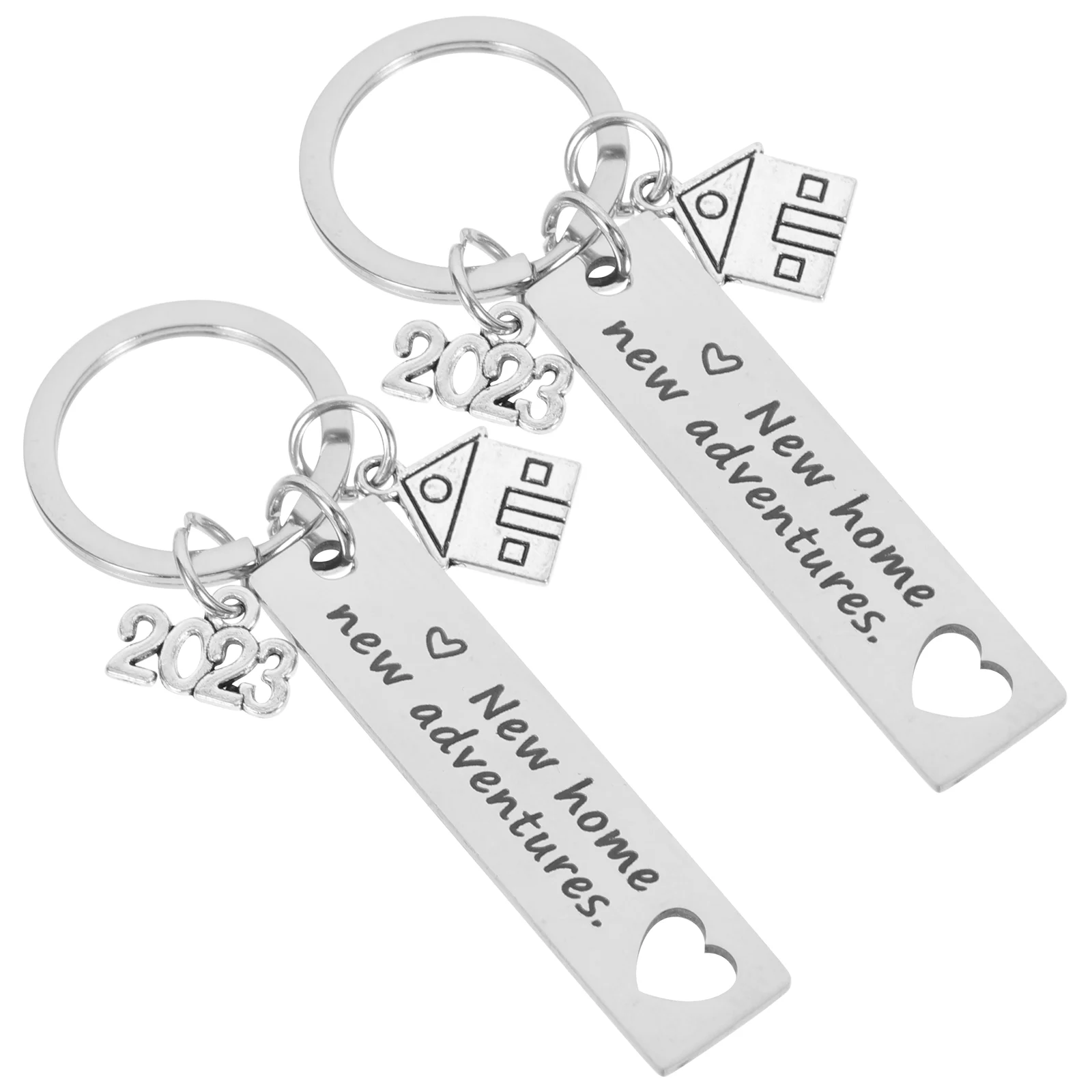 

Key Home Chainsgift Keychain Housewarming Ornament Metal New Pendant Hangingdecorations Pendants Delicate Car First Gifts