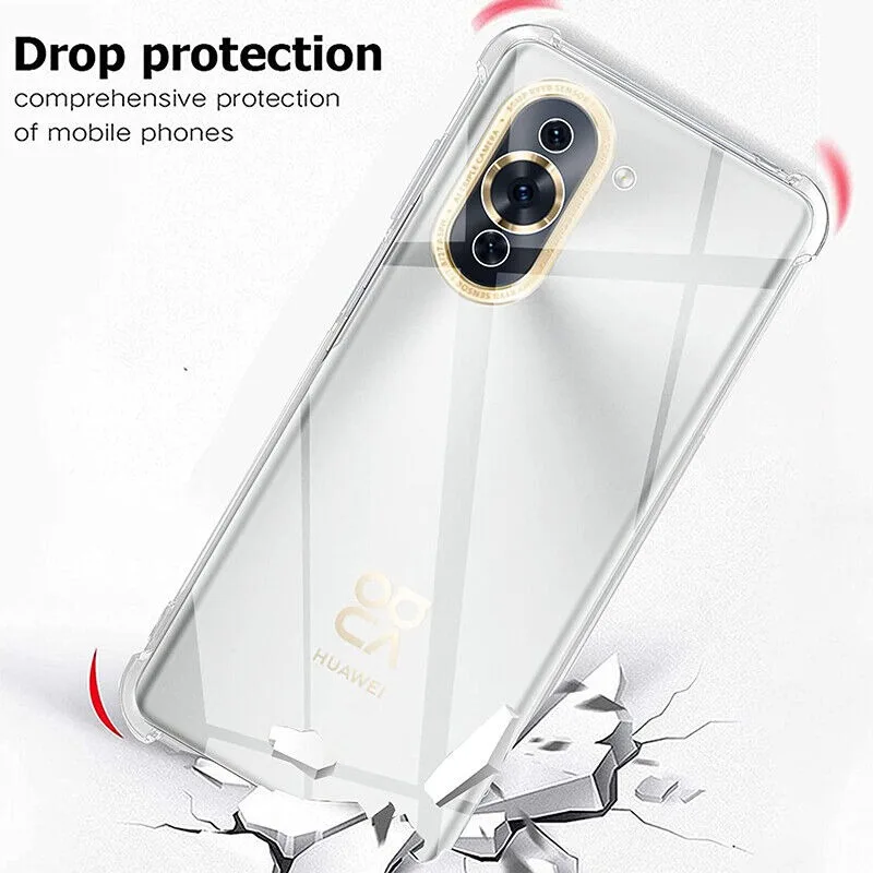 Новый прозрачный чехол из ТПУ для Huawei Pura 70 Pro Ultra Nova 12i 12S 12 SE 11 11i защитный