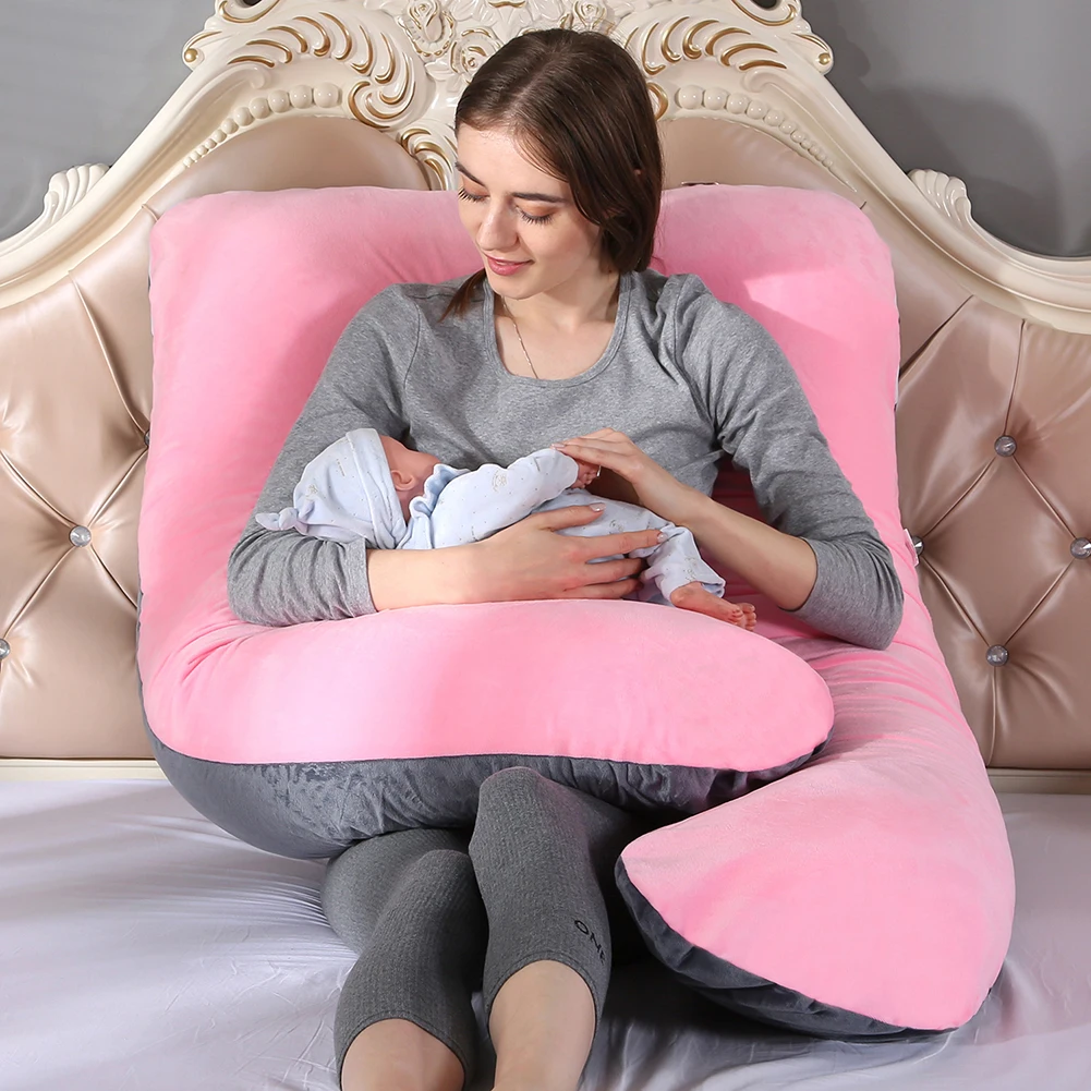 

Multifunction U-shape Pillow Classic Colors and Simple Durable Design Side Sleeping Cushion Pad Pregnancy Maternity Women