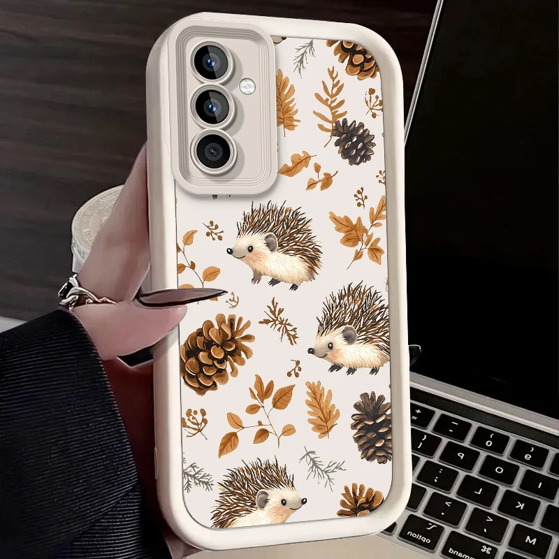 Фото Чехол «Ежик» для Samsung Galaxy A53 A50 A50S A36 5G A35 A34 A33 A32 A30 A26 A24 A23 A22 A20 A16 A15 A14 A13 A12 4G A06 Cover №2
