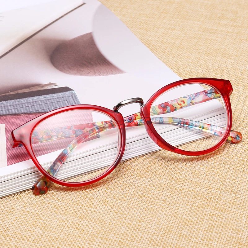 

Очки для чтения в стиле ретро для женщин, пресбиопические аксессуары в круглой смоляной оправе, для дальнозоркости