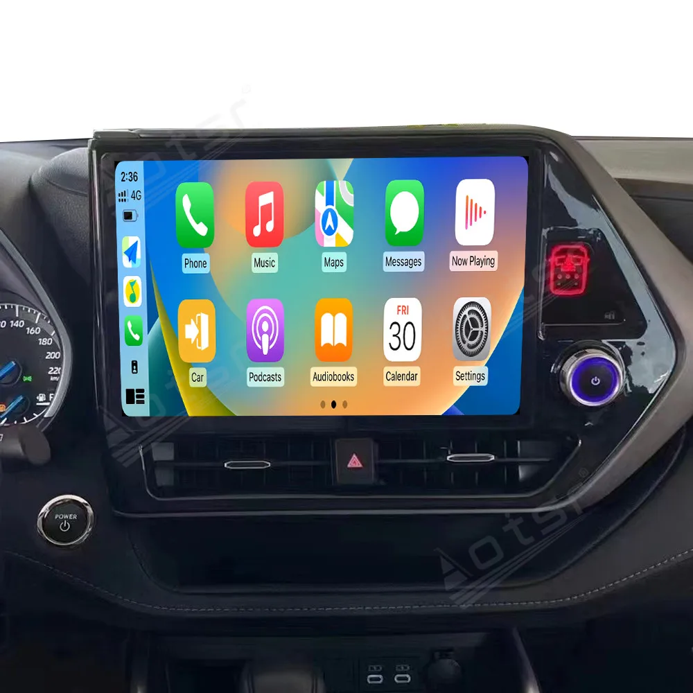 13-дюймовый 8-ядерный мультимедийный плеер Carplay для Toyota Highlander Crown Kluger 2022 Android 11