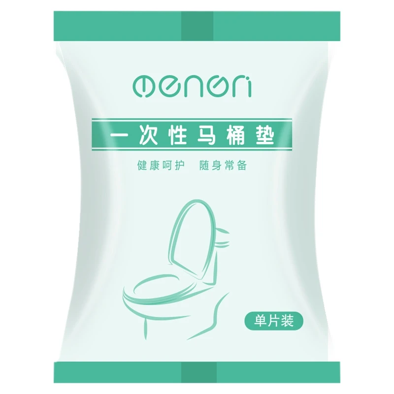 

100Pcs Portable Disposable Elastic Toilet Pads Seat Covers Trip Essentials Non-Woven Fabric Commode Cushion