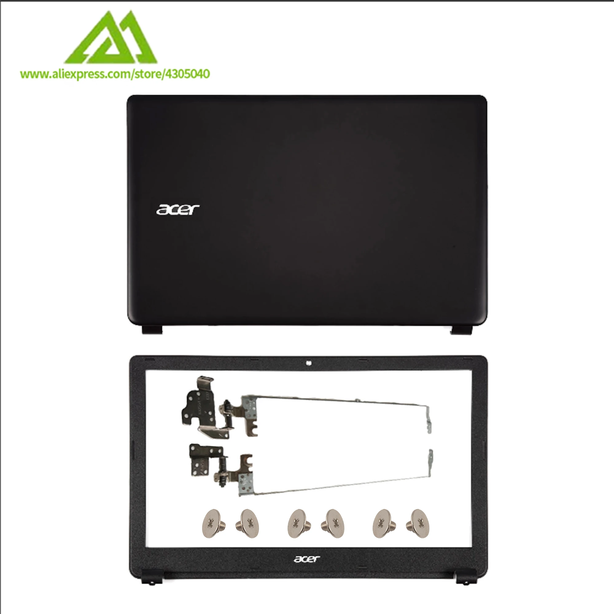 Новая задняя крышка для ноутбука крышка/Передняя панель ЖК-экрана/петли Задняя