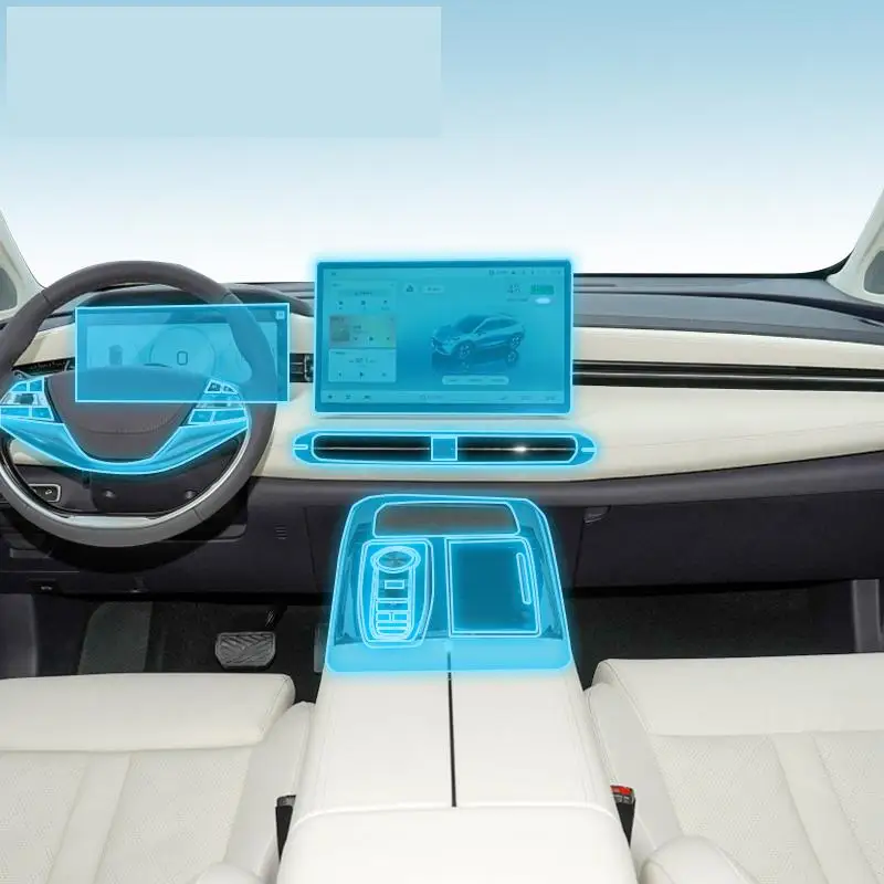 

Для GAC Aion LX 2022-2023 центральная консоль автомобиля прозрачная фотопленка для ремонта от царапин аксессуары PPF