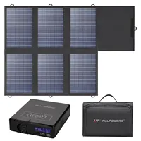 ALLPOWERS Солнечная Powerbank 41600mAh 200W портативная Powerstation с Solarpanel 60W,DC,USB,USB-C выход для кемпинга ноутбука Iphone