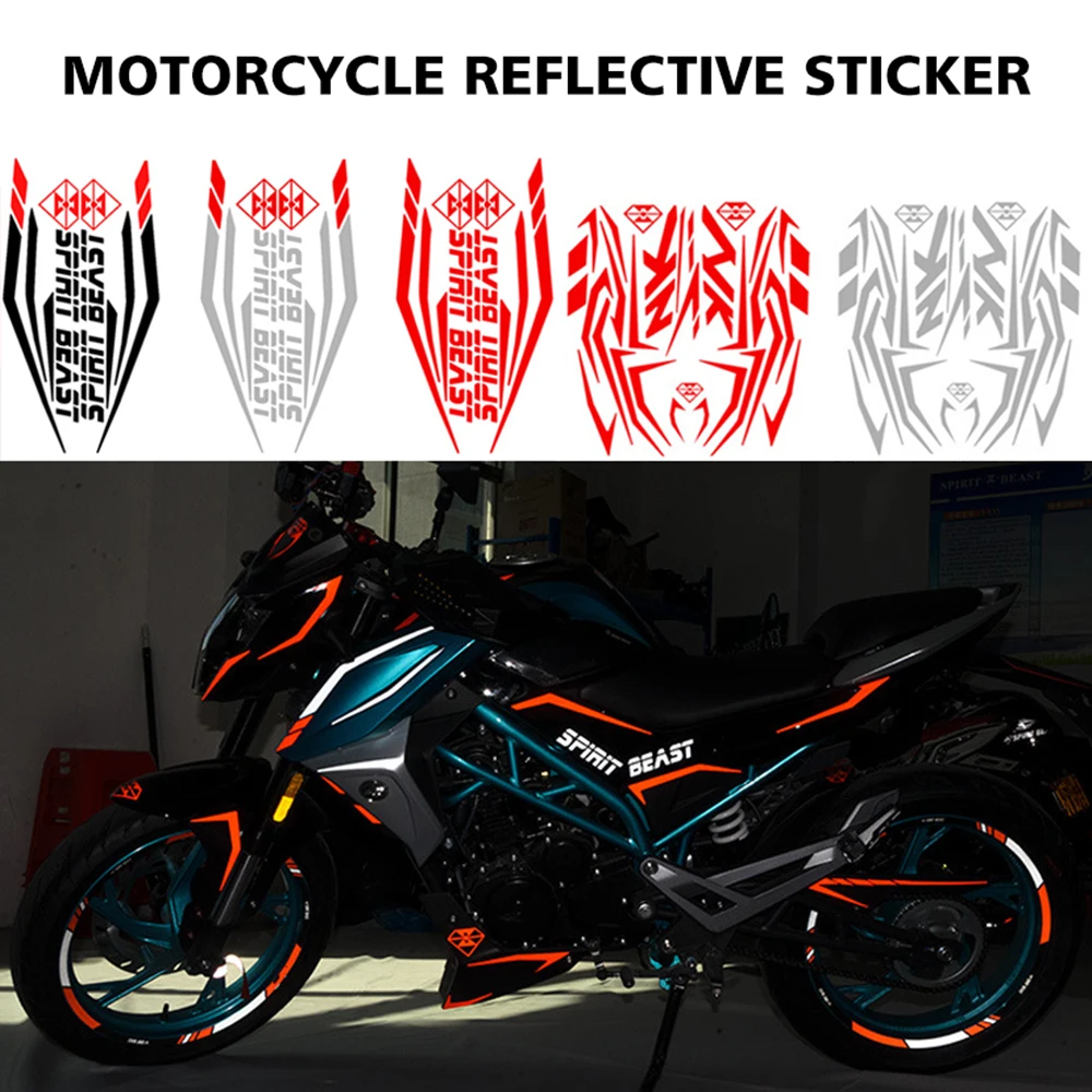 

SPIRIT BEAST Motorcycle Stickers Decals Bike CAR ATV Motorbike for Honda Yamaha Suzuki Benelli Aprilla Ktm Bmw