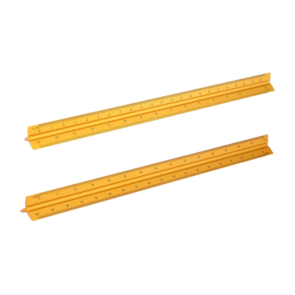 

Простые треугольные линейки, Детские измерительные инструменты, прямая Линейка с золотой шкалой для студентов-художников