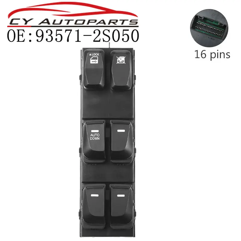 

93571-2S050 935712S050 New Front Left Auto Driver Door Power Window Switch For Hyundai Tucson 2010-2015
