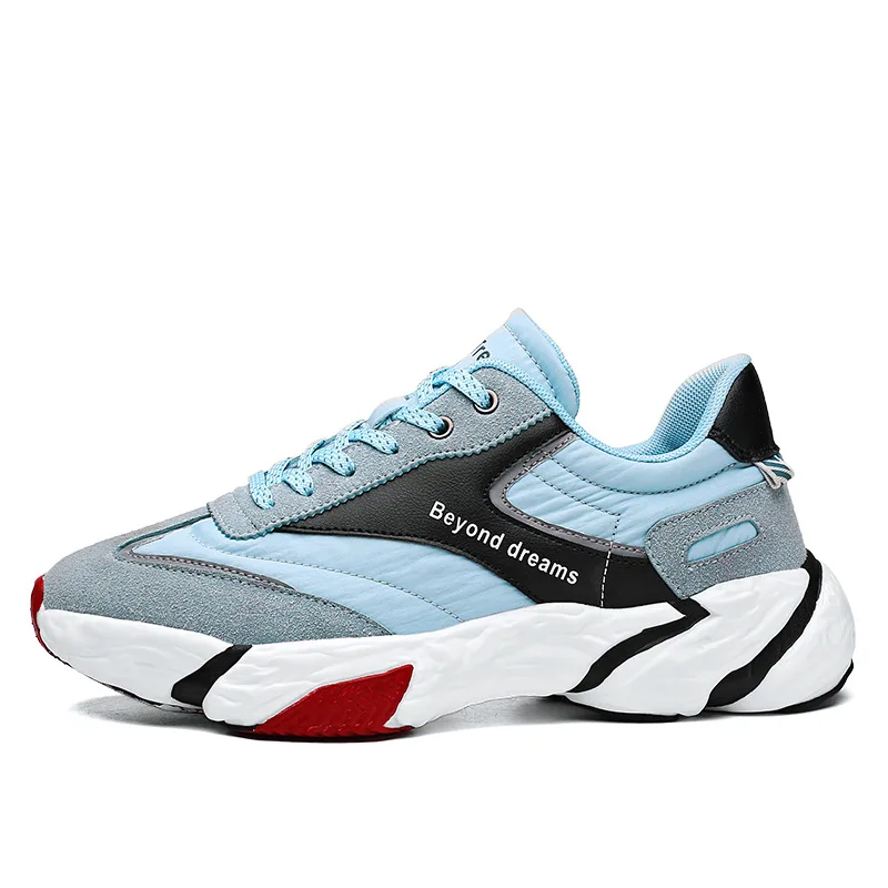 

2022 new men's trend casual shoes breathable running non-slip walking shoes