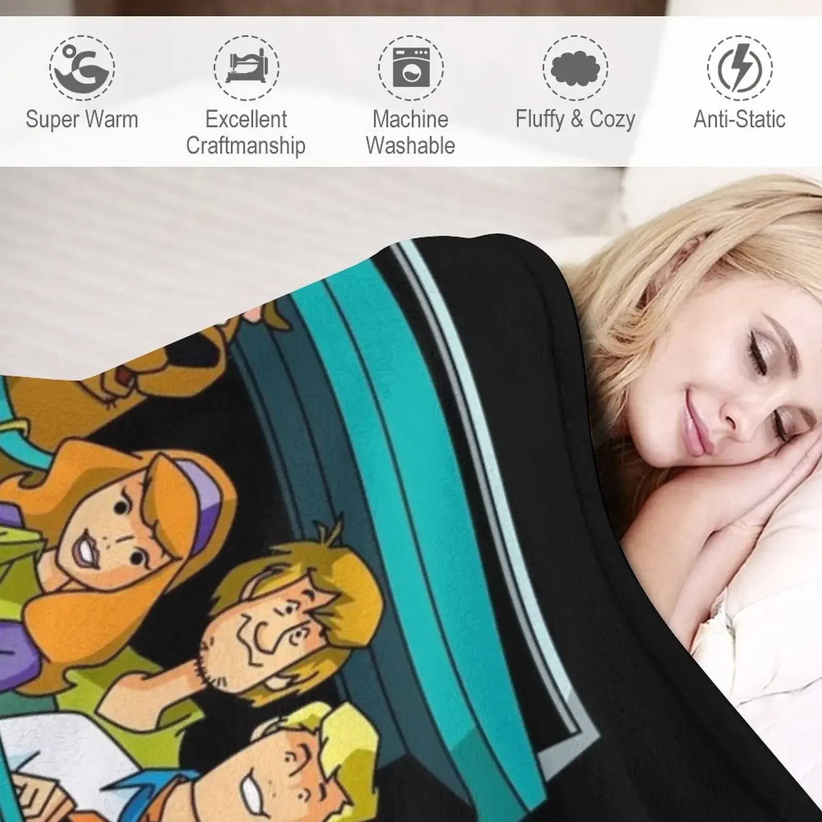 Новое одеяло Doo bi do dam da sezon 2 очень большое на Хэллоуин