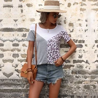 beautiful womens blouses short sleeved casual t shirt womens summer 2022 new leopard print fashion y2k tops nocturnal beast