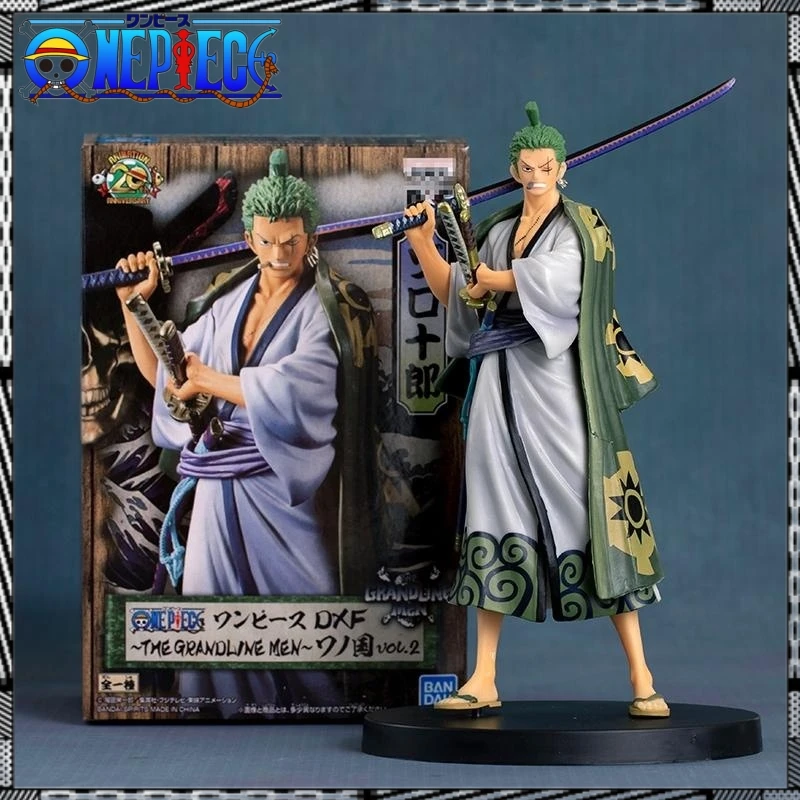 

100% Original One Piece Banpresto Dxf -the Grandline Men- Wano Country Vol.2 Collection Figure - Zoro From Birthday Gifts Toys