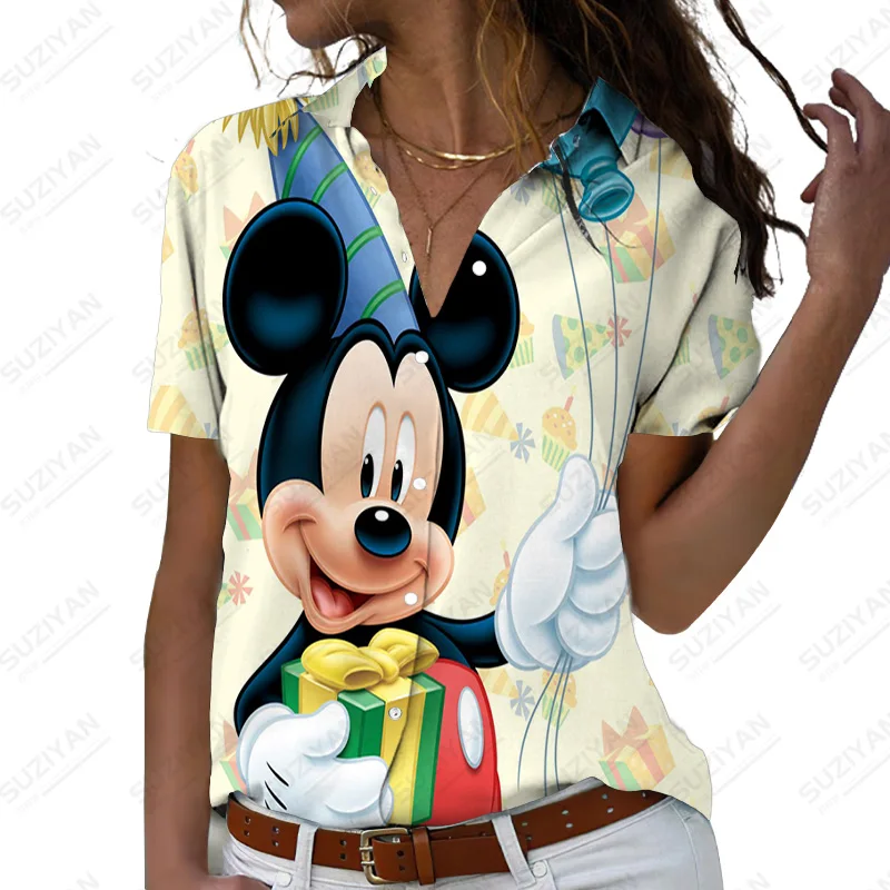 

Блузка женская с отложным воротником и коротким рукавом, на пуговицах