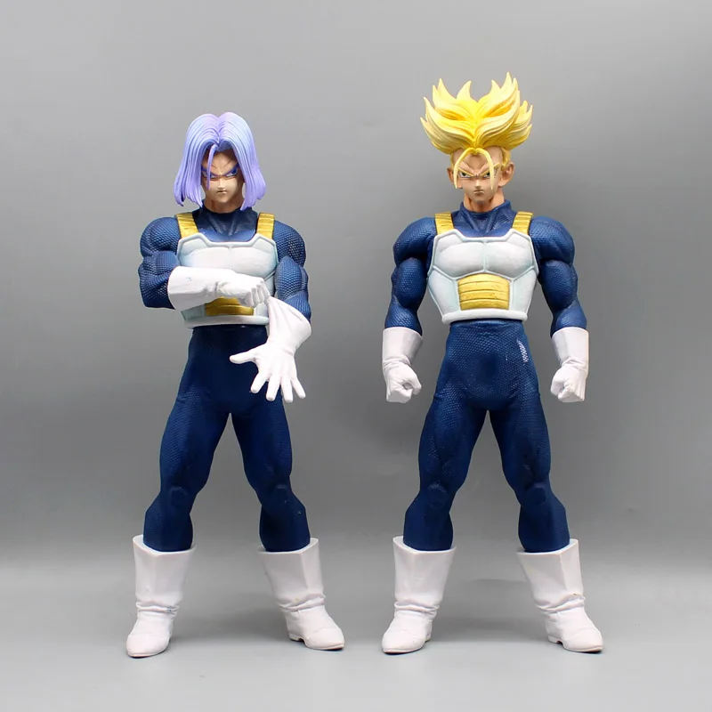 

34cm Anime Trunks Dragon Ball Figures Super Saiyan Trunks Awakened Action Figures PVC Collection Model Toys Ornamen Doll Gifts