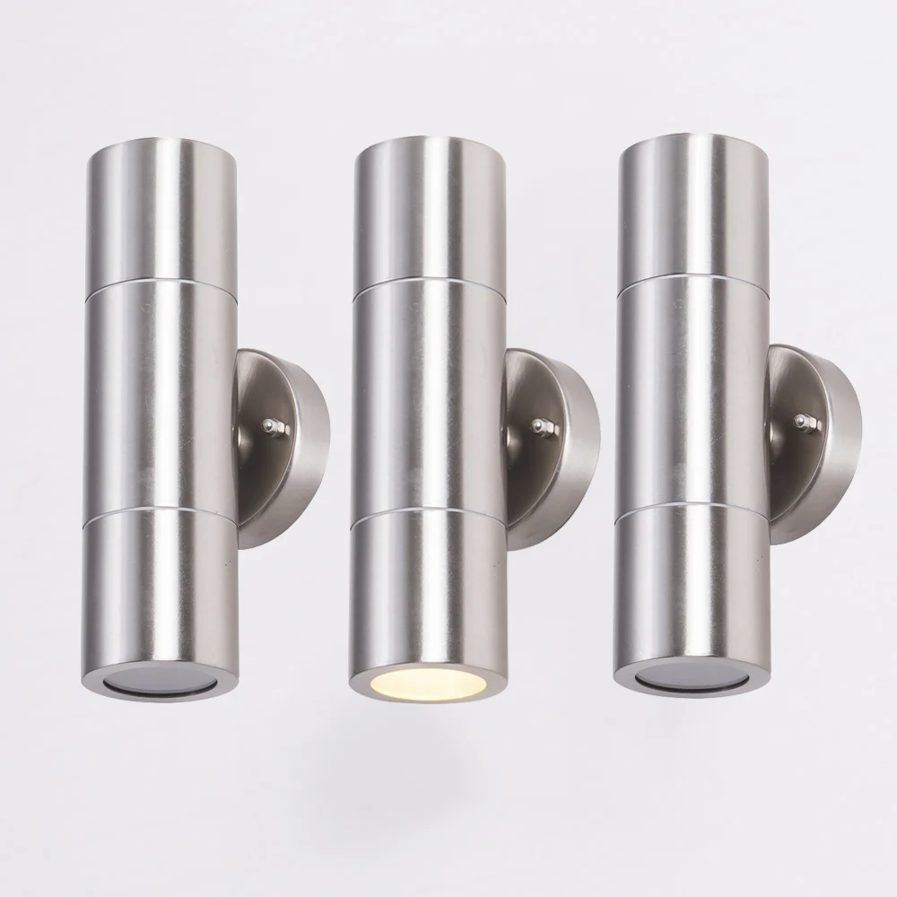 

GU10 Wall Lamp Indoor Led Wall Light Stainless Steel Up and Down Outdoor Garden Wall Decoration Lighting Fixtures 10W