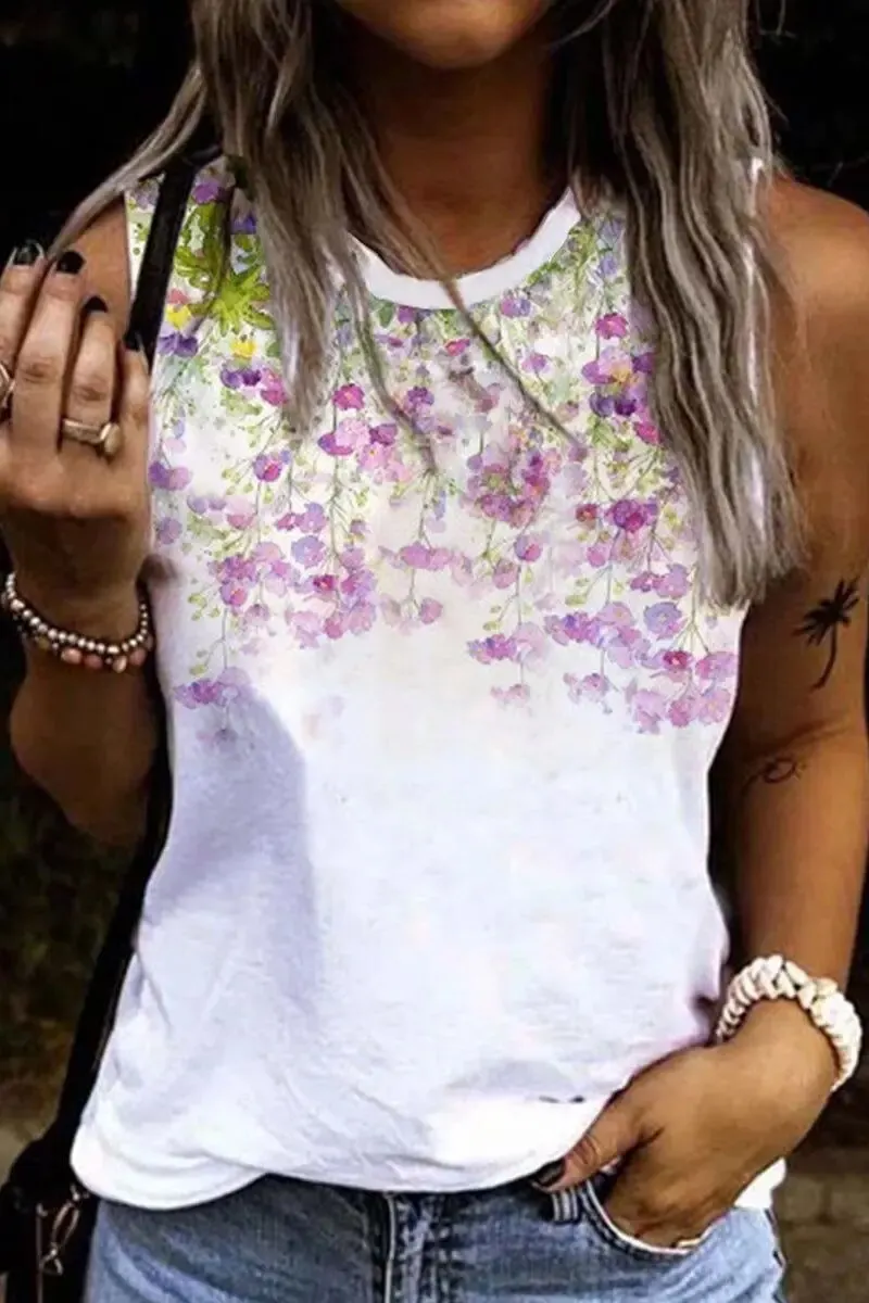 Майка женская с 3D-принтом в виде стрекозы модная уличная одежда жилет оверсайз