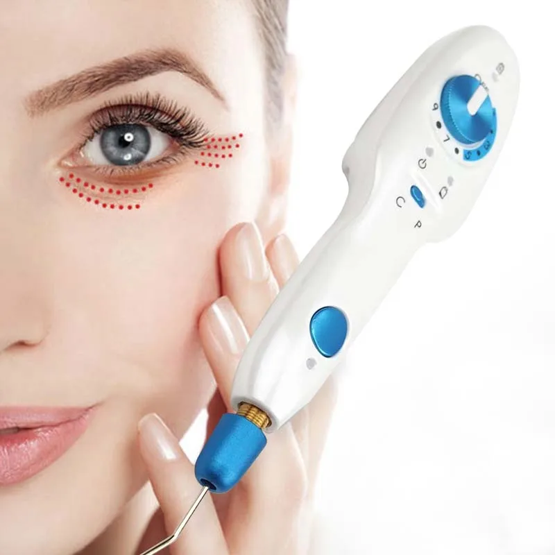 2021 New 2th High-Pressure  Pen From Korea with Wrinkle Eyelid Lift Skin Anti-wrinkle Mole Remover Device Galvanic Machine