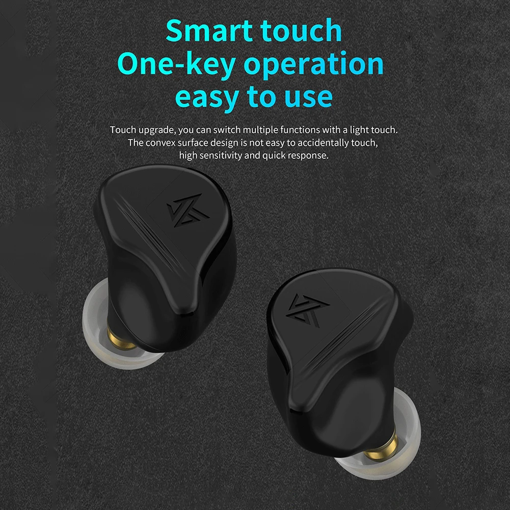 

TWS Earphones Touch Control In Ear Wireless Headset Noise Cancelling Bluetooth-compatible 5.2 for Game Sport Stereo Music