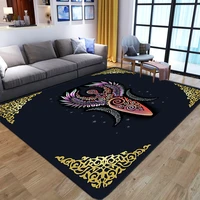 modern nordic living room carpet 3d ethnic style pattern carpet coffee table sofa bedroom bedside mat dt53