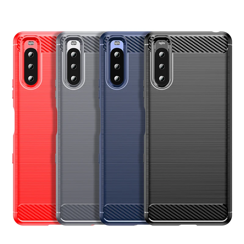 Деловой матовый противоударный чехол для телефона Sony Xperia 1 5 10 II Xperia1II Xperia1III Xperia5II Xperia5III Xperia10III