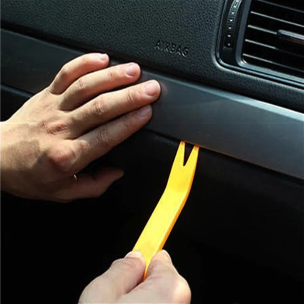 4 шт. автомобильный радиоприемник дверной зажим панель отделка приборной панели