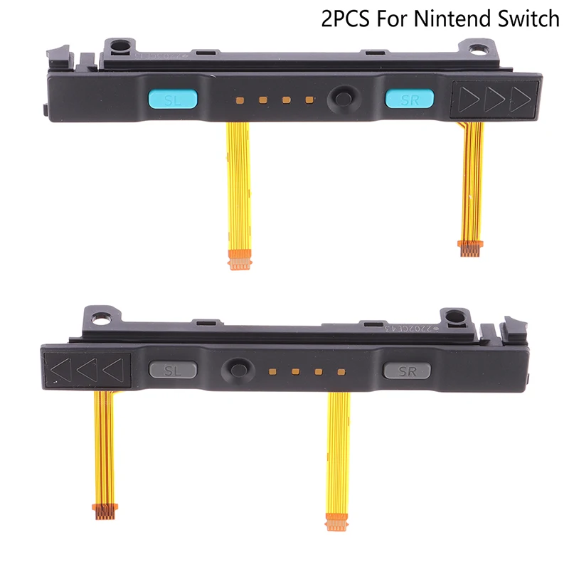 

Original Plastic Slider for Nintend Switch NS Joy-con Controller Rail Assembly with Flex Cable Complete Right Left With button